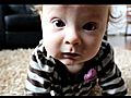 Our Funny Baby Growling Baby-Zilla  | BahVideo.com