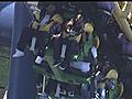 LIVE VIDEO Great America roller coaster stuck | BahVideo.com