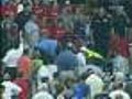 Rangers Spectator Hurt After Fall From Second Deck | BahVideo.com