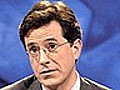 Stephen Colbert weighs in | BahVideo.com