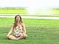 Beautiful Blonde Meditating Outdoors-1 Stock  | BahVideo.com