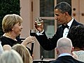 Obama ehrt Merkel mit Freiheitsmedaille | BahVideo.com