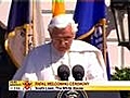 Pope Benedict XVI speech at the White House | BahVideo.com