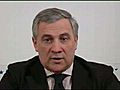 Intervista Antonio Tajani Vice Presidente  | BahVideo.com