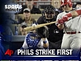 Sports Minute Phillies Win NLCS Game One | BahVideo.com