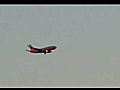 Southwest Airlines Boeing 737 on landing  | BahVideo.com