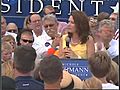 Michele Bachmann makes stop in Greenville S C  | BahVideo.com