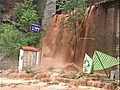 Raw Flood water rushes through city | BahVideo.com