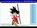 How to Draw Son Goku from Drago Ball Z | BahVideo.com