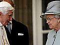 The Pope s Visit 2010 Edinburgh - The Queen  | BahVideo.com
