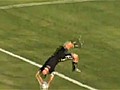 Front flip throw-in taker shows Rory Delap how  | BahVideo.com