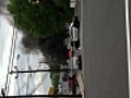 Garfield NJ River Rd Car on Fire  | BahVideo.com