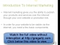 Introduction to Internet Marketing 3 of 12 | BahVideo.com