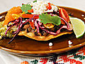Chicken Tomatillo Tostadas with Refried Black  | BahVideo.com