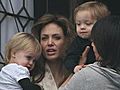 SNTV - Angelina Jolie debuts twins | BahVideo.com
