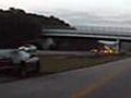 Teenager s dramatic airborne car crash caught  | BahVideo.com