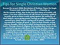 9 Tips for Single Christian Women - How to  | BahVideo.com