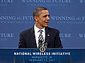 President Obama on the National Wireless  | BahVideo.com