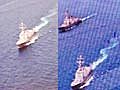 Pak Navy at sea ad promotes Indian ships | BahVideo.com