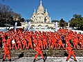 Les moniteurs de ski font leur flash-mob | BahVideo.com