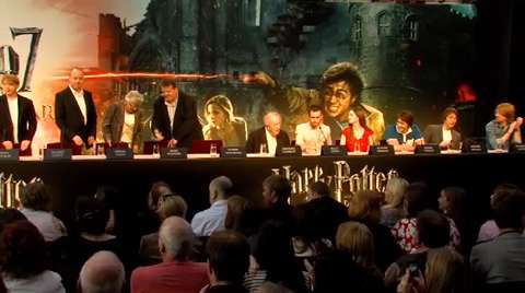 Harry Potter And The Deathly Hallows Pt 2 press conference | BahVideo.com