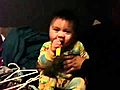 Baby Travis Cracks Up | BahVideo.com