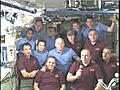 Station Crew Bids STS-131 Farewell Play | BahVideo.com