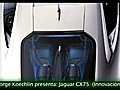 Jorge Koechlin presenta La innovaci n del nuevo Jaguar CX75 Concept | BahVideo.com