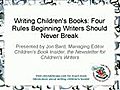 Children s Book Writing Tips | BahVideo.com