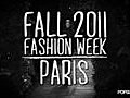 Givenchy Runway Show Fall 2011 Paris Fashion Week | BahVideo.com