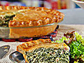 Spinach and Ham Pie | BahVideo.com