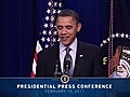 Presidential Press Conference on the 2012 Budget | BahVideo.com