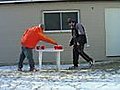 Santa breaks up beer pong | BahVideo.com