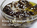 River Cafe Hot Olive Sauce | BahVideo.com