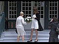 Pregnant Carla Bruni welcomes G8 wives | BahVideo.com