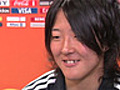 Yuki Nagasato nach dem Spiel gegen Schweden | BahVideo.com