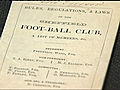 Oldest football rules sold | BahVideo.com