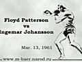 Floyd Patterson versus Ingemar Johansson March 13 1961  | BahVideo.com