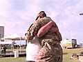 Soldier Surprises Son On 16th Birthday | BahVideo.com