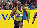 2011 Diamond League Birmingham Asafa Powell wins 100m | BahVideo.com