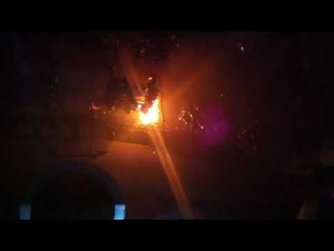 Rihanna Loud Tour Dallas FIRE on stage CLOSEST  | BahVideo.com