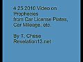 4 25 2010 Video on Prophecies from Car License  | BahVideo.com