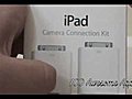 Apple iPad Camera Connection Kit Unboxing | BahVideo.com