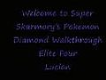 Pok mon Diamond Pearl Walkthrough Elite Four  | BahVideo.com