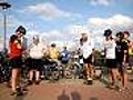 Silent Ride commemorates fallen cyclists | BahVideo.com