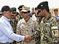 Raw Video Panetta Visits US Camp in Afghanistan | BahVideo.com