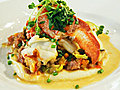 Lobster and Shiitake Ragu with Celery Root Puree | BahVideo.com