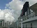 Royalty Free Stock Video HD Footage Deck of a Cruise Ship in Honolulu Hawaii | BahVideo.com
