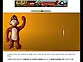 Un jeu de singe en plastique frapper | BahVideo.com
