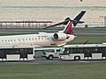 Planes Hit On Runway Startling Passengers | BahVideo.com
